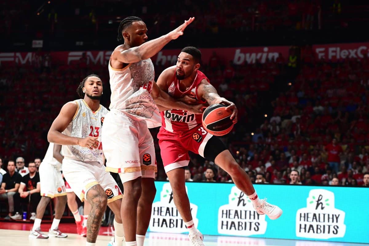 Euroleague: Ο Ολυμπιακός επικράτησε της Μονακό (91-70) και έκανε το 1-0 στα πλέι οφ