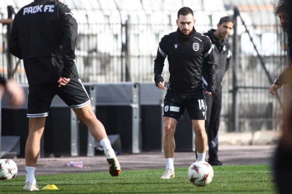 Με Ζίβκοβιτς, Μεϊτέ και Κένι η προπόνηση του ΠΑΟΚ ενόψει ΑΕΚ!