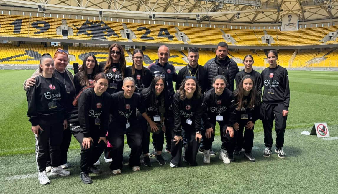 O Σταυρός Καλυθιών Ρόδου WFC επισκέφθηκε την Allwyn Arena (ΦΩΤΟ)