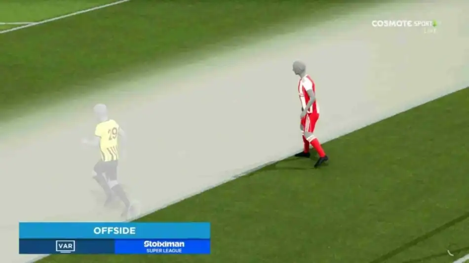 Η έξυπνη κίνηση του Πενράις για να βγάλει οφσάιντ τον Γιαζίτσι! (ΦΩΤΟ)