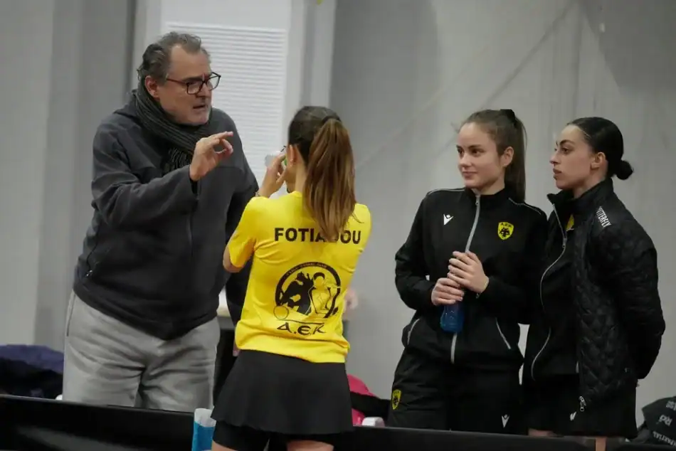 ΑΕΚ: Φινάλε στην 8η θέση στο Europe Trophy για την γυναικεία ομάδα πινγκ πονγκ