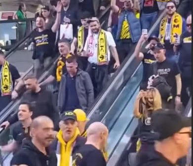 Το μετρό της Μαδρίτης έγινε ανεπανάληπτος ΑΕΚτζήδικος χαμός! (VIDEO)