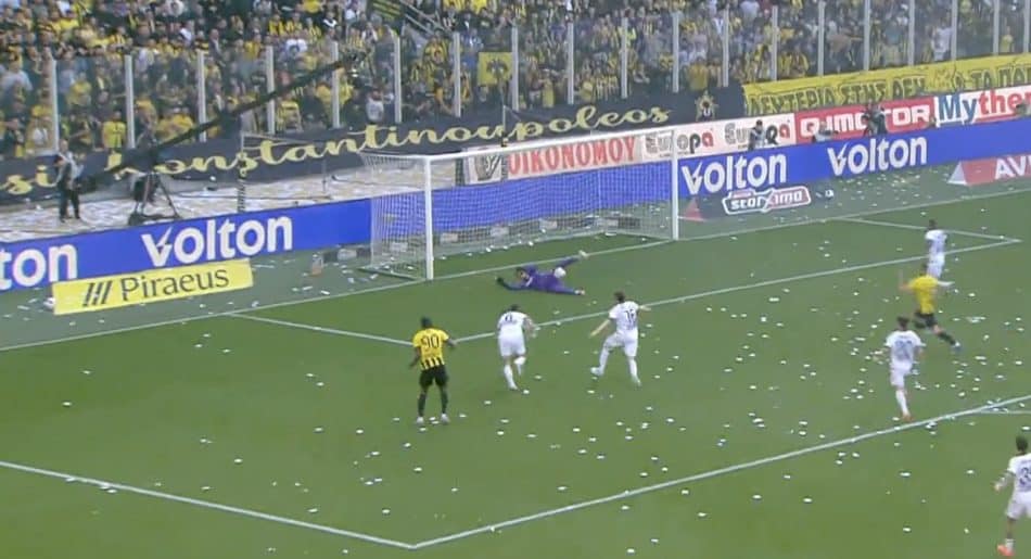 ΑΕΚ-ΠΑΟΚ: Η διπλή ευκαιρία της Ένωσης με Βάργκα-Ζίνι (VIDEO)