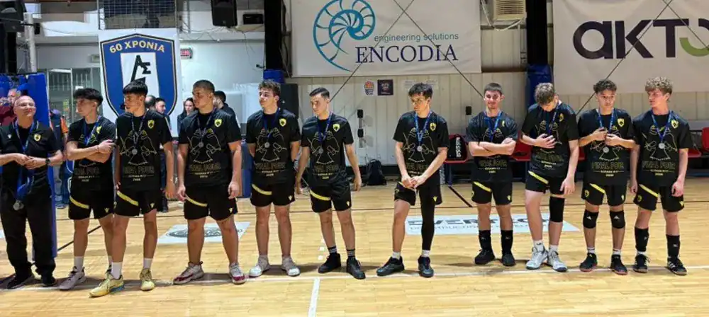 Στην 2η θέση η Κ17 βόλεϊ της ΑΕΚ – Τα έδωσε όλα αλλά έχασε στον τελικό από τον Πανερυθραϊκό