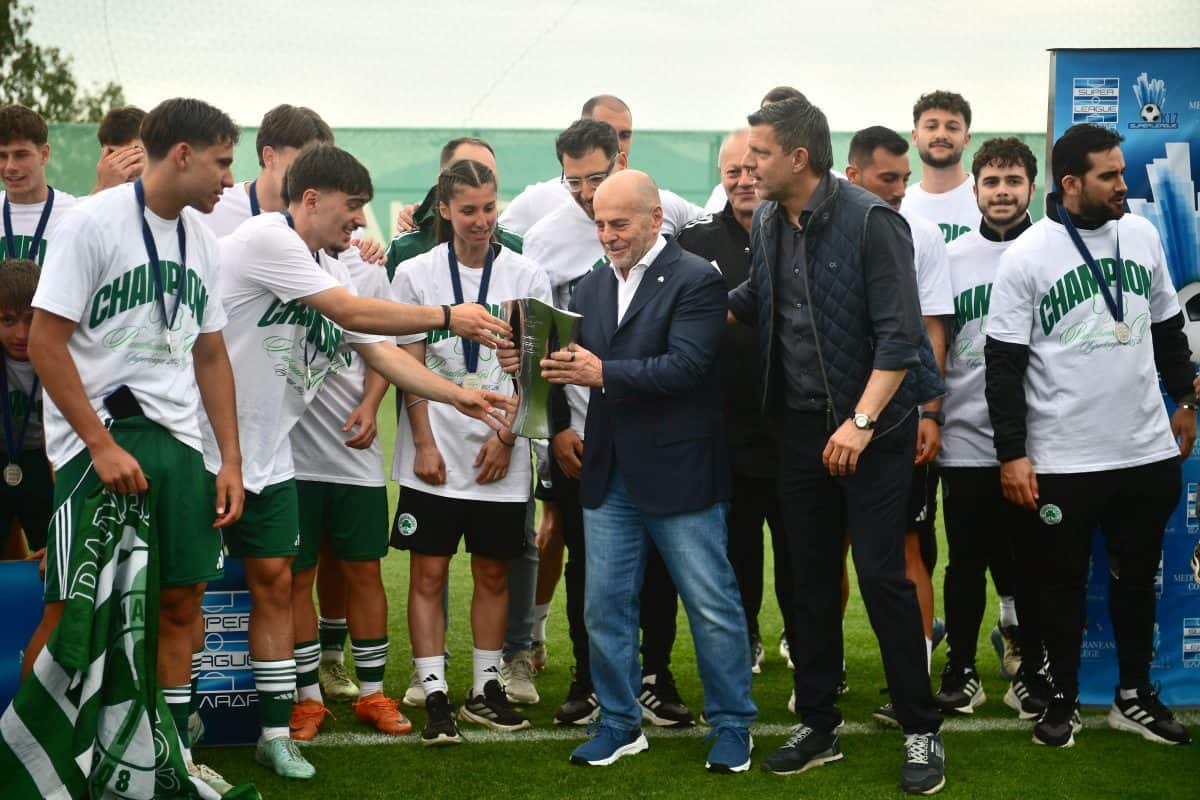 Ο Αλαφούζος σήκωσε το πρωτάθλημα Κ17 του Παναθηναϊκού