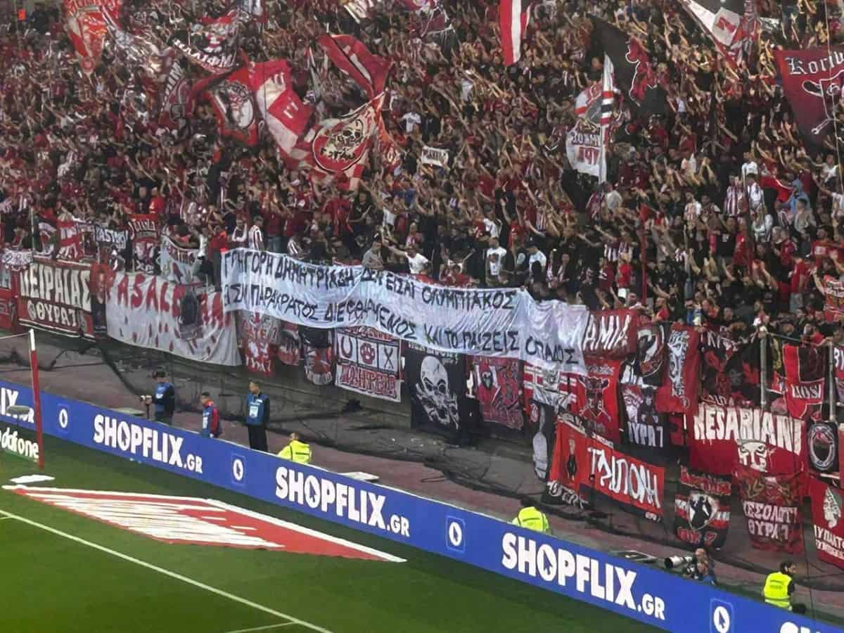 Οταν η Θύρα 7 είχε αναρτήσει πανό κατά του Γρηγόρη Δημητριάδη (ΦΩΤΟ)
