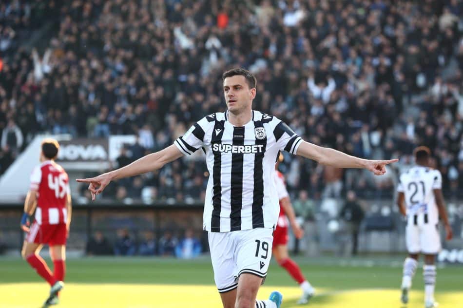 ΠΑΟΚ-Ολυμπιακός: Ο Γερεμέγεφ γρήγορα το 1-0 (VIDEO)