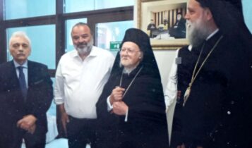 Συζήτηση για… ΑΕΚ ανάμεσα στον Ηλιόπουλο και τον Οικουμενικό Πατριάρχη Βαρθολομαίο