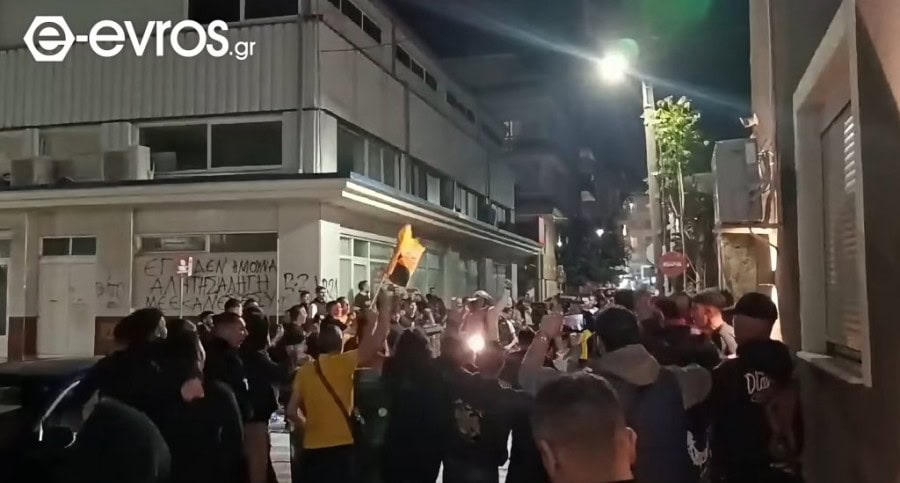 «Κιτρινόμαυρη» Αλεξανδρούπολη: Χαμός στους δρόμους για το πρωτάθλημα της ΑΕΚ!(VIDEO)