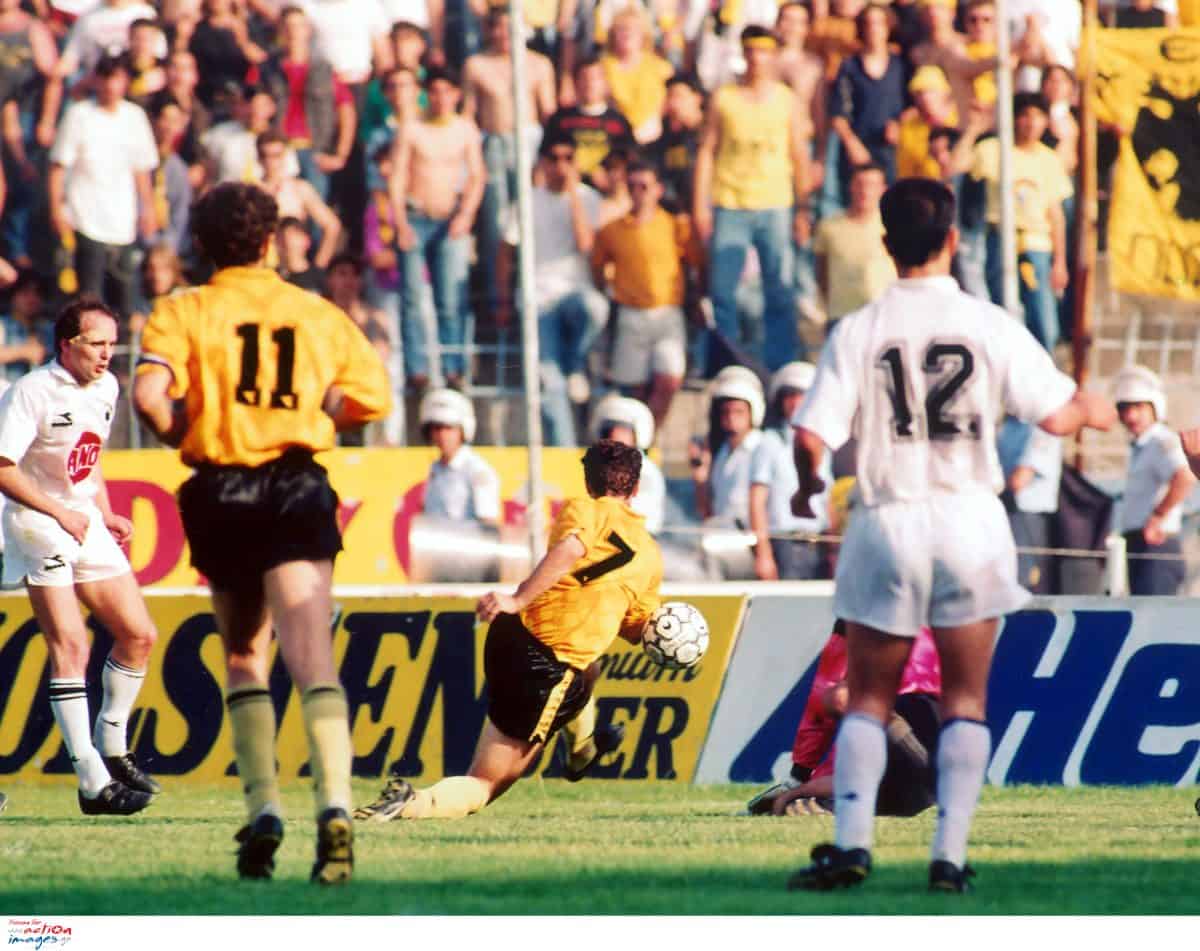 Σαν σήμερα το 1992: Κιτρινόμαυρο» πρωταθληματικό πάρτι της ΑΕΚ μέσα στην Τούμπα!
