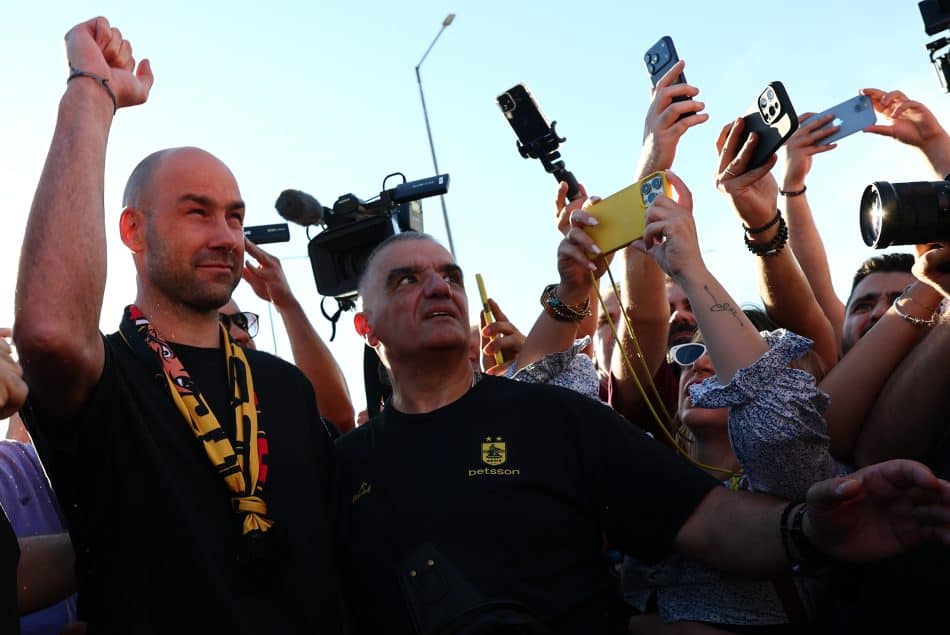 Η άφιξη του Βασίλη Σπανούλη στην Θεσσαλονίκη!