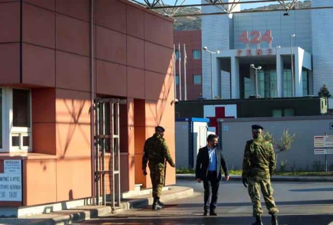 Συναγερμός: Βρέθηκε βλήμα όλμου στο 424 Στρατιωτικό Νοσοκομείο Θεσσαλονίκης