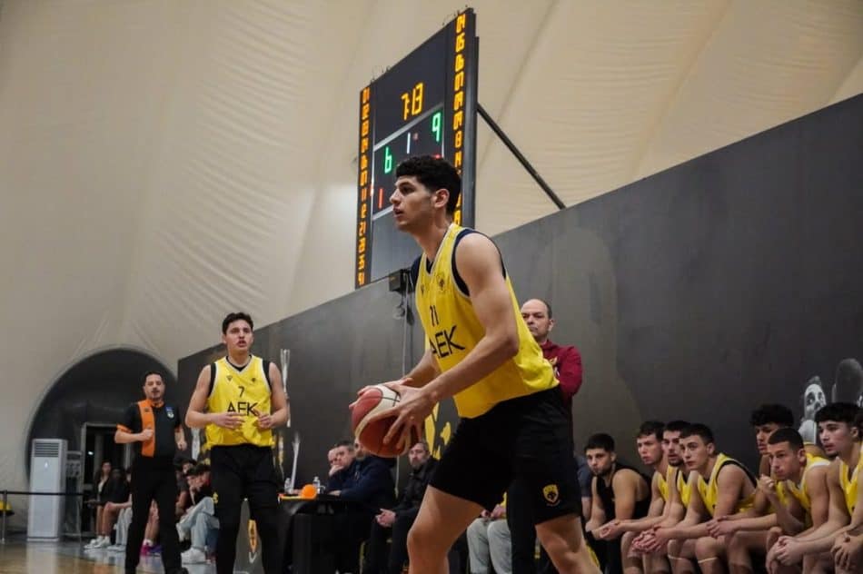 ΑΕΚ BC Academy: Ανοδική πορεία για τον Χάρη Μπιλιώνη
