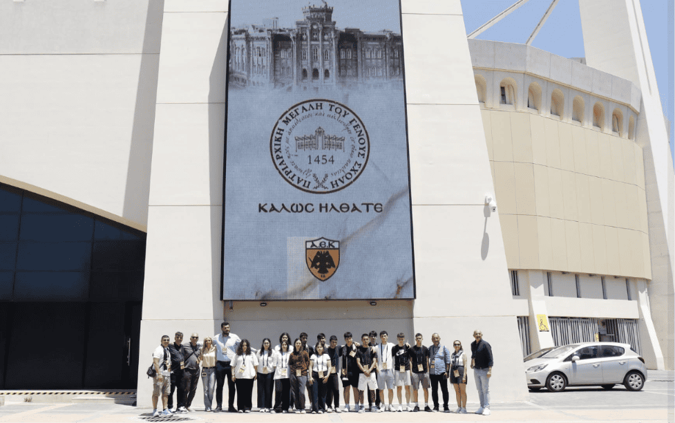ΑΕΚ: Η Μεγάλη του Γένους Σχολή επισκέφτηκε την Allwyn Arena (ΦΩΤΟ)