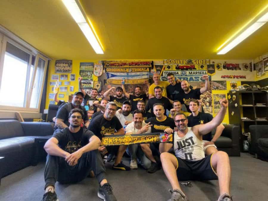 Ο Νίκος Γεωργέας αποθεώθηκε από το ΑΕΚ Club της Ζυρίχης (ΦΩΤΟ-VIDEO)