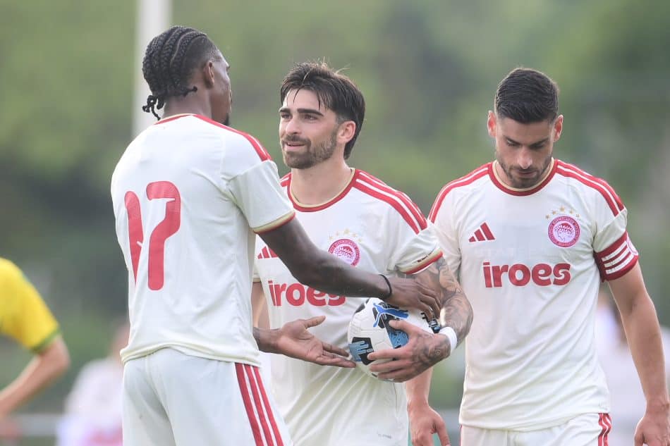 Φιλική νίκη (3-1) για τον Ολυμπιακό απέναντι στην Φορτούνα Σιτάρντ με χατ-τρικ του Ζότα Σίλβα