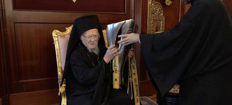 Συγκίνησε ο Οικουμενικός Πατριάρχης: «Η ΑΕΚ είναι ιδέα και οι ιδέες όχι μόνο δεν πεθαίνουν, αλλά κατακτούν τρόπαια» (VIDEO)