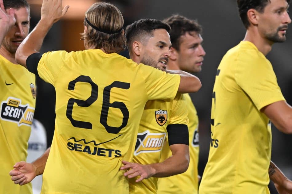 Ξανά γκολάρα! «Οβίδα» Γκατσίνοβιτς και 2-0 η ΑΕΚ! (VIDEO)