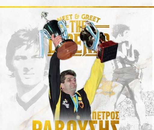 ΑΕΚ: Ο Πέτρος Ραβούσης στο πρώτο «Meet and Greet the Legends» της σεζόν