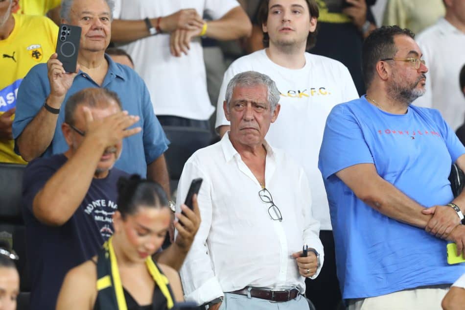 Ο Φερνάντο Σάντος στη Νέα Φιλαδέλφεια για το ΑΕΚ-Λέφσκι (ΦΩΤΟ)
