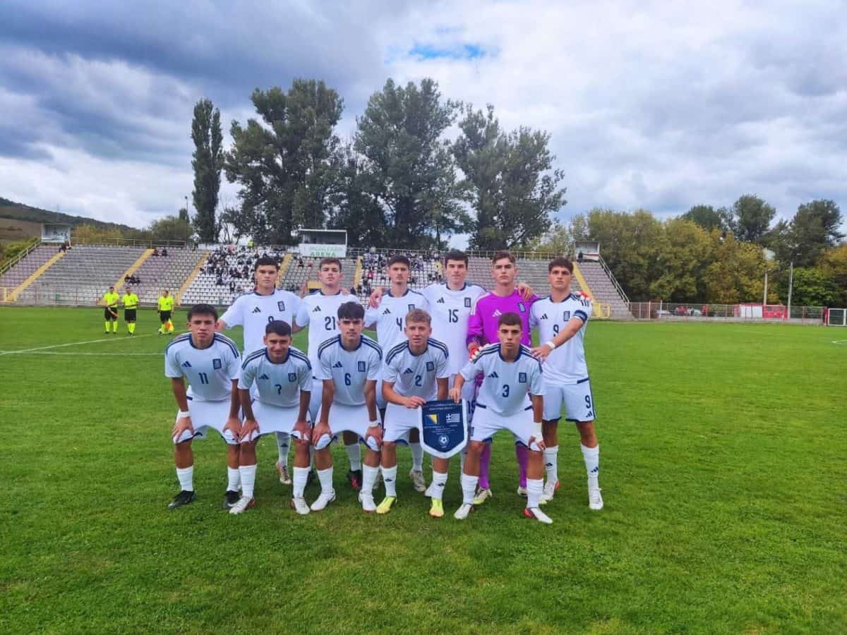 Βασικός ο Σαρακασίδης στη νίκη (4-2) της Εθνικής Κ17 επί του Γιβραλτάρ