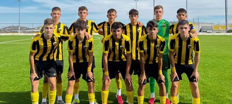 Η Κ15 της ΑΕΚ διέλυσε (4-0) την αντίστοιχη ομάδα του Βόλου