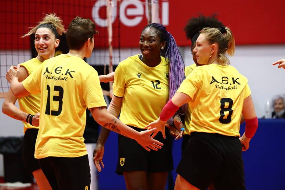 ΑΕΚ: Φιλική νίκη επί του Απολλωνίου με 3-0 σετ για την γυναικεία ομάδα βόλεϊ