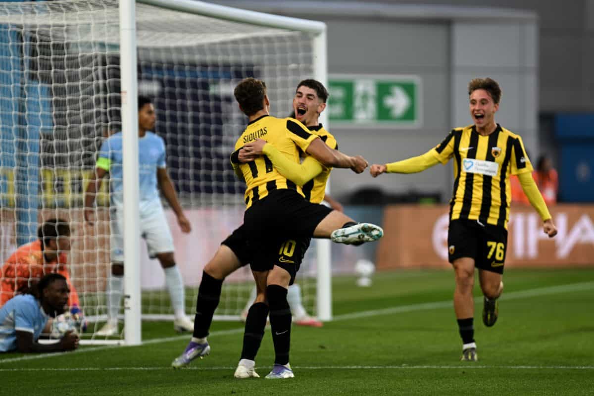 Μάντσεστερ Σίτι – ΑΕΚ Κ19: Το 0-1 με Σιούτα και η αντίδραση των «σίτιζενς» (VIDEO)