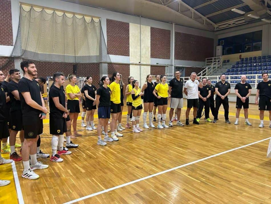 ΑΕΚ: Αγιασμός για τα τμήματα βόλεϊ πριν την έναρξη της σεζόν
