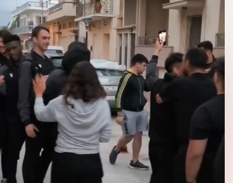 ΑΕΚ: Θερμή υποδοχή του Club της Original Άργους στην ανδρική ομάδα χάντμπολ (VIDEO)