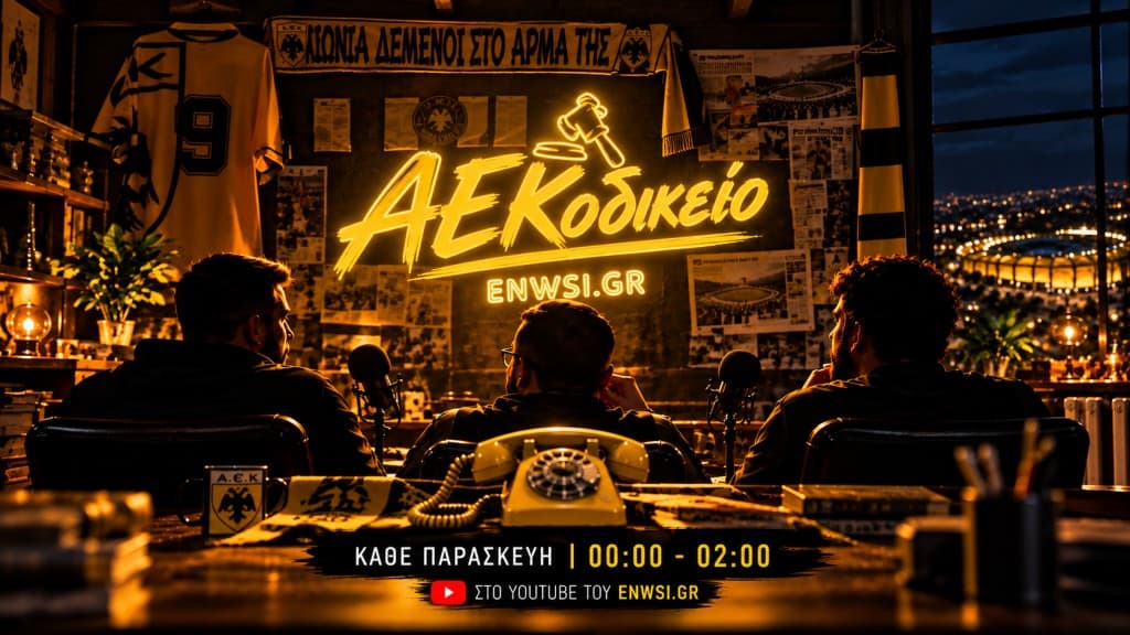 ΔΕΙΤΕ LIVE την πρεμιέρα του κιτρινόμαυρου podcast το «ΑΕΚοδικείο» με… special δώρο! (VIDEO)